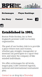 Mobile Screenshot of bostonpridehockey.org